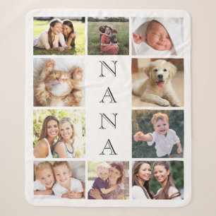 Nana Multi-Foto Collage Personalisiert Sherpadecke