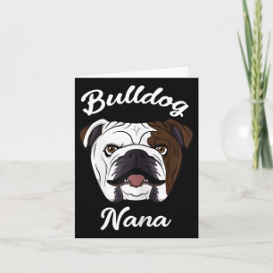Nana Niedlich English Bulldog Oma Karte