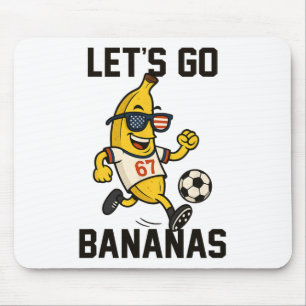 Nana Nummer 67 Fußballspieler tritt Ll USA-Flagge Mousepad