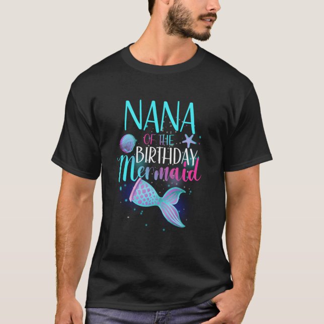 Nana Of The Mermaid Family T-Shirt (Vorderseite)
