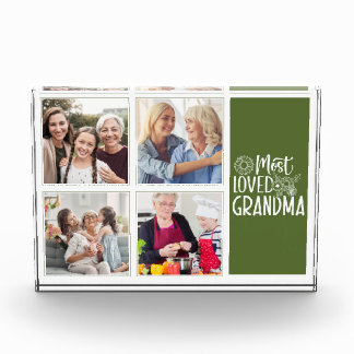 Nana | Oma Die Oma am meisten liebt Fotoblock