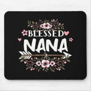 Nana Oma Leben Blumen Muttertag 2024 Damen Mousepad