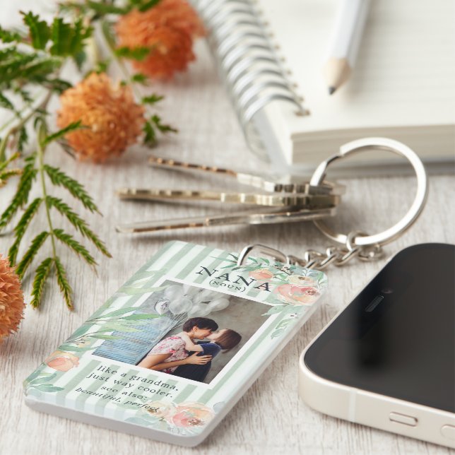 Nana | PERSONALISIERTER FOTO Schlüsselanhänger (Vorderseite rechts)