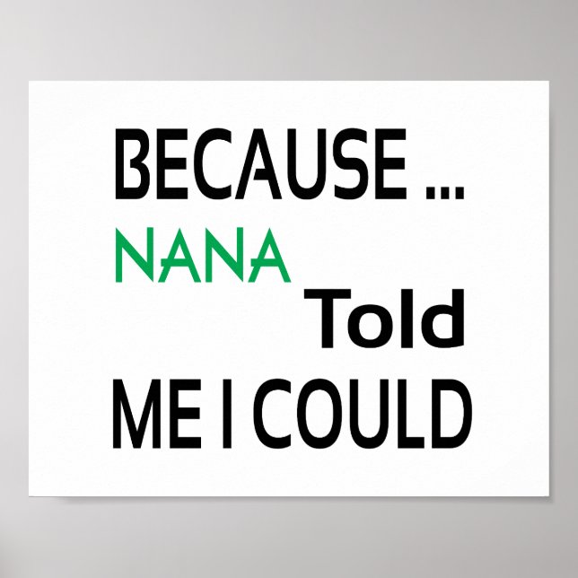 Nana Poster (Standard-Bildformat) (Vorne)