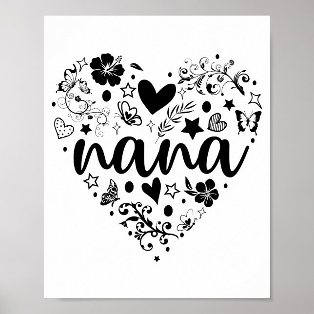 Nana Posters, Nana Heart, Nana Poster, Oma Poster (Vorne)