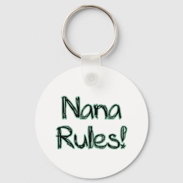 Nana Regeln! Schlüsselanhänger (Vorderseite)