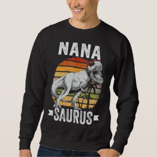 Nana Saurus Dinosaur Nanasaurus Family Matching Sweatshirt