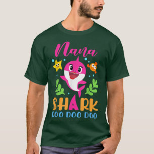 Nana Shark Nana Shark Lover Familienmütter Tag592 T-Shirt
