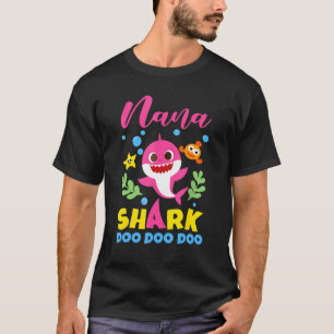 Nana Shark Niedlich Baby Shark Family Matching T-Shirt