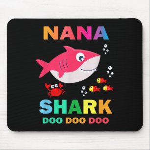 Nana-Shark-Shirt, Vatertagsgeschenk von Ehefrau So Mousepad