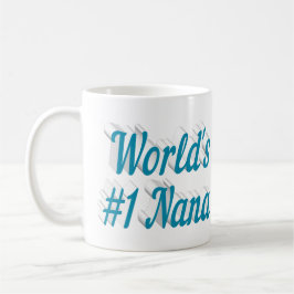 Nana Sky Blue Halbtext Tasse