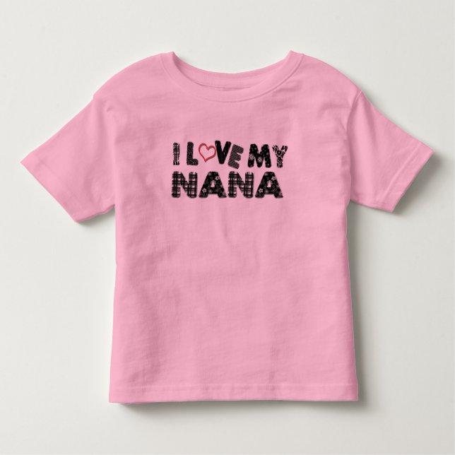 Nana Toddler Ringer T - Shirt (Vorderseite)