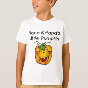 Nana und Papas kleine Kürbis-T - Shirt