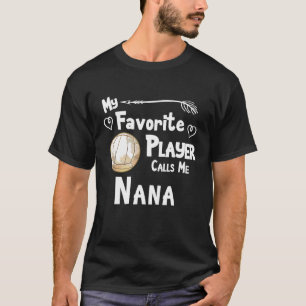 Nana Volleyballspiel Fan Sport Lieblingsspieler T-Shirt
