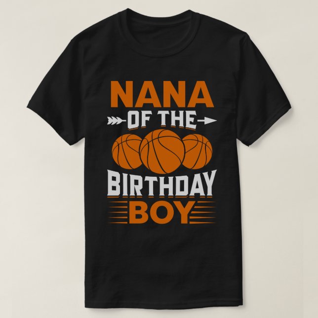 NANA vom Geburtstagskind Basketball T-Shirt (Design vorne)
