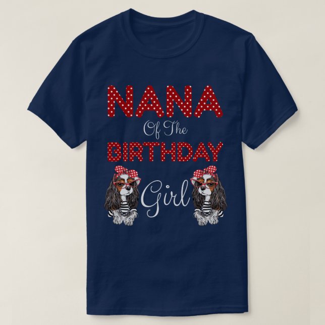 Nana vom Geburtstagskind T-Shirt (Design vorne)