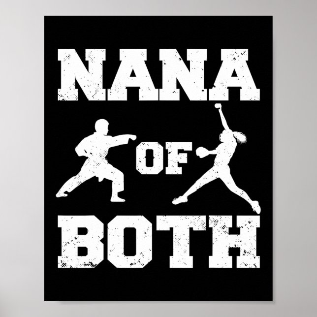 Nana von beiden lustigen Softll und Karate Nana Poster (Vorne)