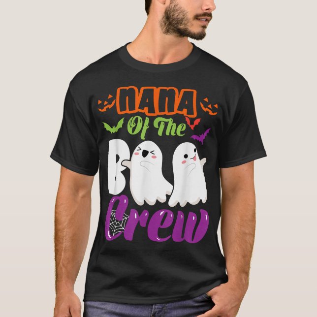 Nana von Boo Halloween Crew Kostüm Boo T-Shirt (Vorderseite)