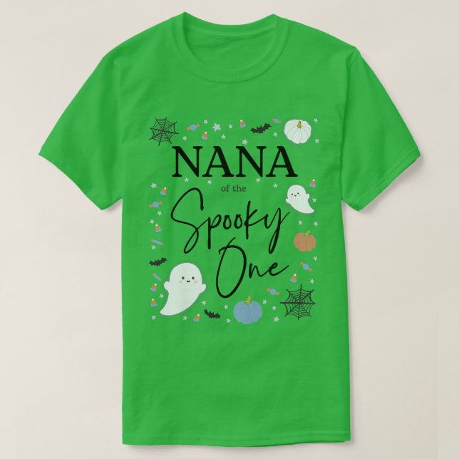 Nana von der Spooky One Birthday Blue T-Shirt (Design vorne)