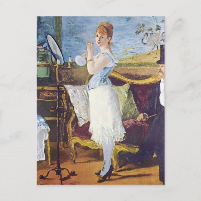 Nana von Edouard Manet Postkarte (Vorderseite)