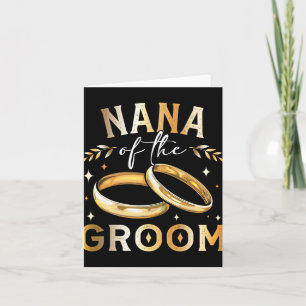Nana von Nana Wedding and Engagem des Groom Groom Karte