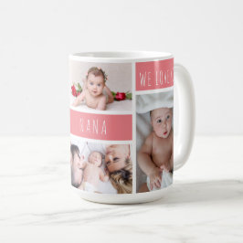 Nana Wir Liebe Sie Foto Collage Kaffeetasse