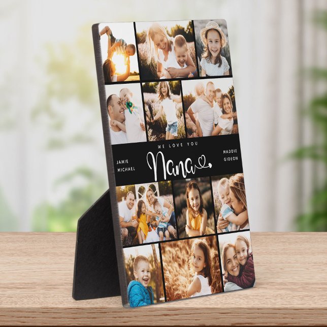 Nana Wir Liebe Sie hören DIY Moderne FotoCollage Fotoplatte (Von Creator hochgeladen)