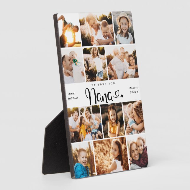 Nana Wir Liebe Sie hören DIY Moderne FotoCollage Fotoplatte (Seite)