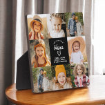 Nana Wir Liebe Sie hören moderne Fotocollage Fotoplatte<br><div class="desc">Die Nana We Liebe You Heart Modern Foto Collage Plaque ist ein berührendes und personalisiertes Geschenk, das Ihre Liebe für Ihre Großmutter zeigt. Diese hübsch gestaltete Gedenktafel besticht durch eine herzförmige Collage aus Foto, mit der Sie Ihre Lieblingsfamilienfotos in einem modernen und stilvollen Layout hinzufügen können. Die herzliche "Wir Liebe...</div>