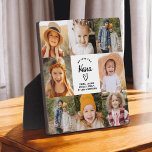 Nana Wir Liebe Sie hören moderne Fotocollage Fotoplatte<br><div class="desc">Die Nana We Liebe You Heart Modern Foto Collage Plaque ist ein berührendes und personalisiertes Geschenk, das Ihre Liebe für Ihre Großmutter zeigt. Diese hübsch gestaltete Gedenktafel besticht durch eine herzförmige Collage aus Foto, mit der Sie Ihre Lieblingsfamilienfotos in einem modernen und stilvollen Layout hinzufügen können. Die herzliche "Wir Liebe...</div>