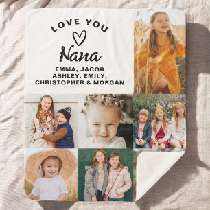 Nana Wir Liebe Sie hören Moderne FotoCollage Sherpadecke