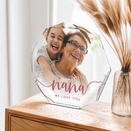 Nana Wir Liebe Sie | Oma Script Overlay Fotoblock