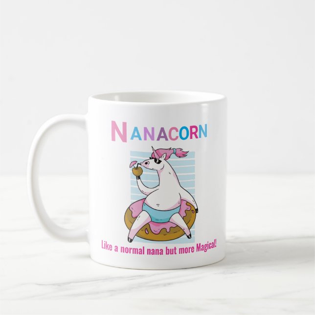 Nanacorn wie eine normale NANA, aber mehr Magisch! Kaffeetasse (Links)
