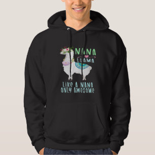 Nanallama wie ein Nana nur Awesome Llama Nana Hoodie