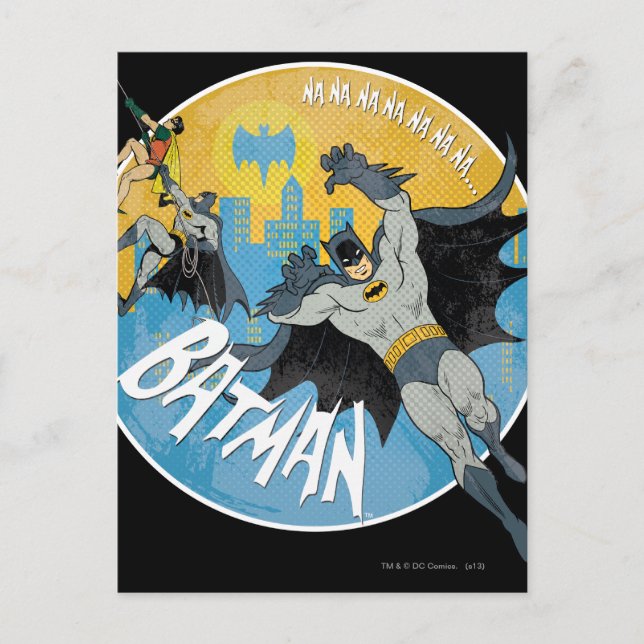 NANANANANANANA Batman Icon Postkarte (Vorderseite)