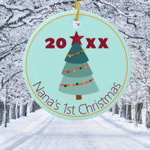 Nana's 1. Weihnachtsdekoration Foto