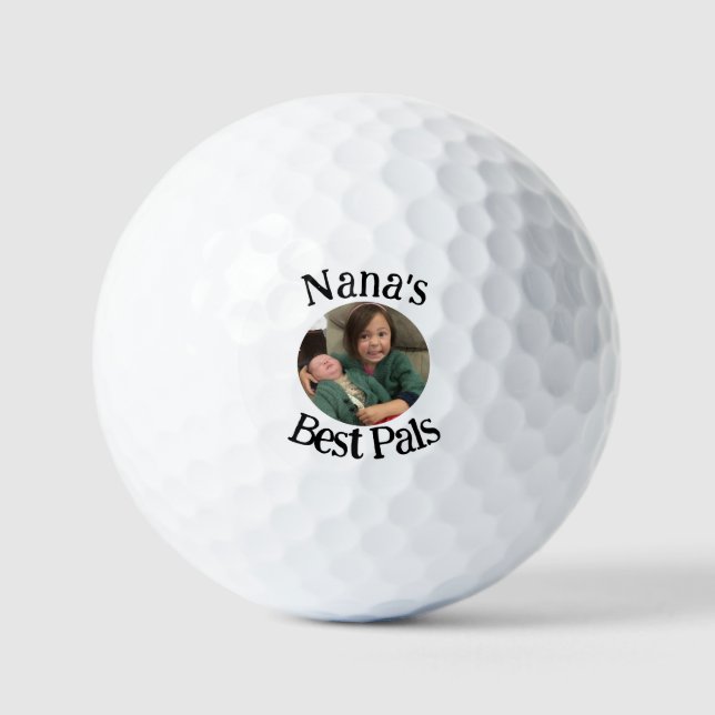 Nana's Best Pal(s) Foto Golfball (Vorderseite)