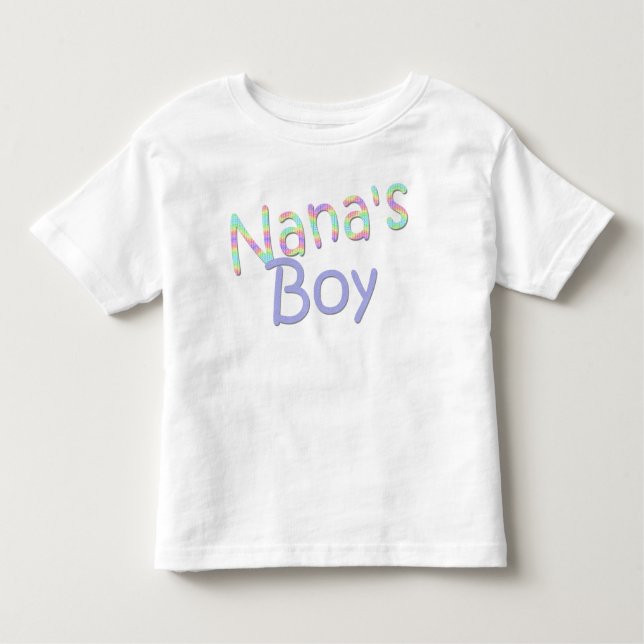Nana's Boy Toddler Shirt (Vorderseite)