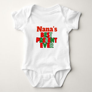 Nanas gut Geschenk-überhaupt Weihnachtsenkelkind Baby Strampler