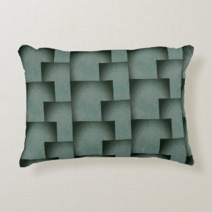 Nana's Hearts (Schwarz & Grau) Dekokissen