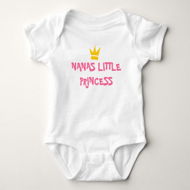 NANAS KLEINE PRINZESS ONEPIECE BABY STRAMPLER (Vorderseite)