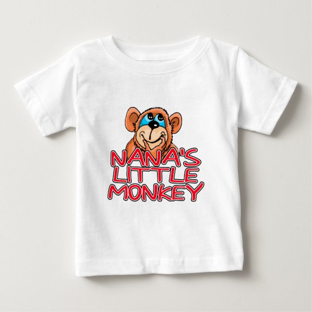 Nanas kleiner Affe Baby T-shirt (Vorderseite)
