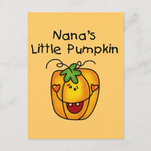Nanas Kürbis-Halloween-T - Shirts und -geschenke Postkarte
