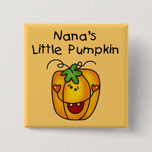 Nanas Kürbis-Halloweent-shirts und -geschenke Button