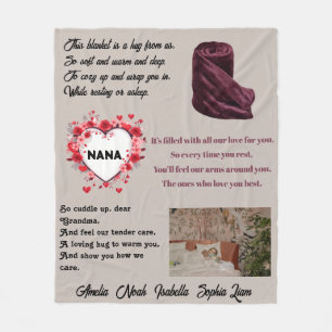Nanas Kuschelgedecke: Fleecedecke