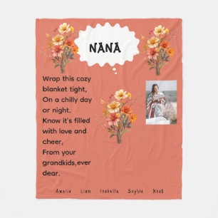 Nanas kuscheliges Fleece-Decke Fleecedecke