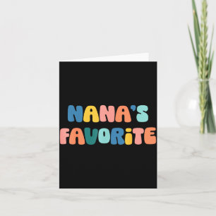Nanas Lieblings-Oma zum Muttertag Karte