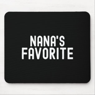 Nanas Lieblingsfamilien-Baby-Granhild-Zitat Famili Mousepad