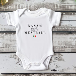 Nanas Little Meatball | süßer italienischer Spaß Baby Strampler
