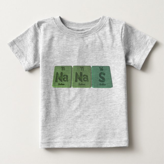 Nanas-Na-Na-S-Sodium-Sodium-Sulfur.png Baby T-shirt (Vorderseite)